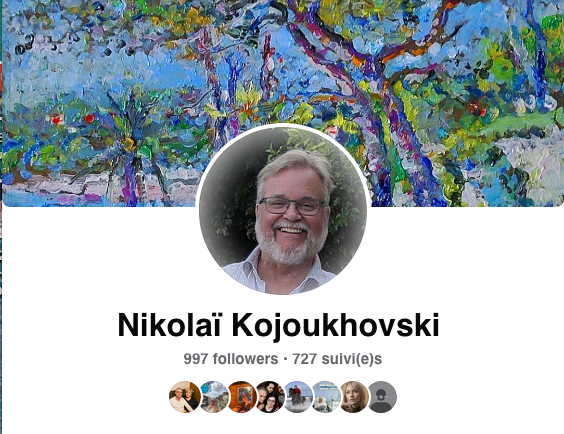 Bannière Facebook. Galerie Lou Babazuk, Vieux Nice. Exposition peintures « Beauté de la France », de Nikolaï Kojoukhovski. 2024-12-10